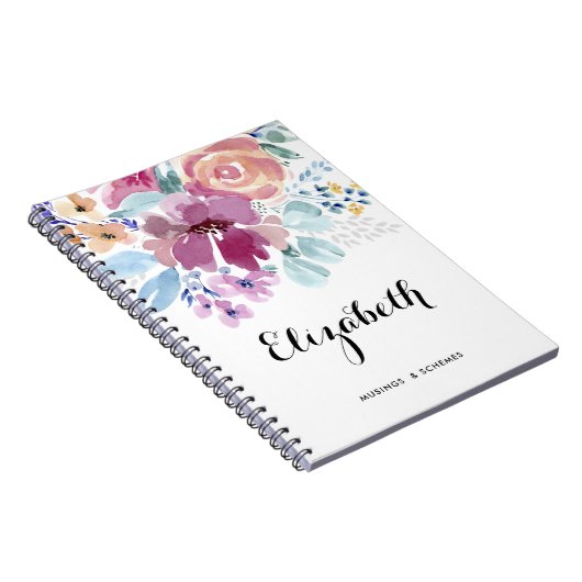 Hübsche Frühlingsblütenhose nach Maß Notizblock (Rechte Seite)