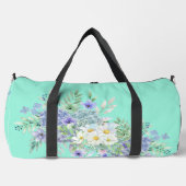 Hübsche Frühlingsdiäten & Blue Wildblumen Duffle Bag (Vorderseite)