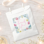 Hübsche Frühlingsfloral Pastel Danke Baby Dusche Geschenktütchen (Ausgeschnitten)
