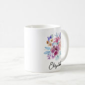 Hübsche Frühlingsflorencreme Kaffeetasse (VorderseiteRechts)