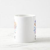 Hübsche Frühlingsflorencreme Kaffeetasse (Mittel)