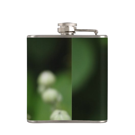 Hübsche Frühlingsfotografie Flachmann (Rückseite)