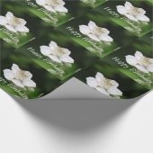 Hübsche Frühlingsfotografie Geschenkpapier (Ecke)