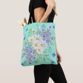 Hübsche Frühlingsfrüchte, Blüten und Schmetterling Tasche (Von Nahem)