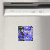 Hübsche Frühlingshaube Blume Save the Date Magnet (In Situ (Geschirrspüler))