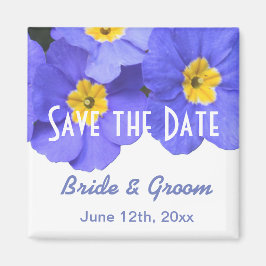 Hübsche Frühlingshaube Blume Save the Date Magnet