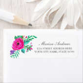 Hübsche Fuchsia Wasserfarbenflora (Insitu)