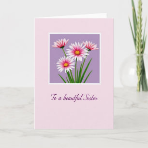Hübsche Fuchsien-Blumen-Mutter-Karte Karte