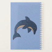 Hübsche funkelnde dunkelblaue SpringDolphin Planer (Rückseite)