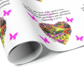 HÜBSCHE GALATIANFRÜCHTE DES SPIRITTES GESCHENKPAPIER (Rolleneckpunkt)