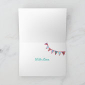 Hübsche Geburtskarte für Mutter, Jagd, Geschenke Karte (Innenseite)