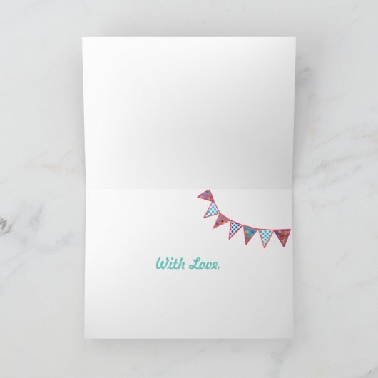 Hübsche Geburtskarte für Mutter, Jagd, Geschenke Karte (Innenseite)