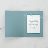 Hübsche Geburtstagsfrau mit Daisy Bouquet Karte (Innenseite)