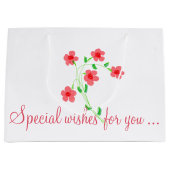 Hübsche Geburtstagsgeschenktasche Große Geschenktüte (Vorderseite)