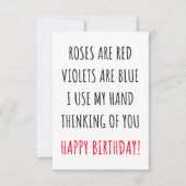 Hübsche Geburtstagskarte & Geschenk Dankeskarte (Vorderseite)