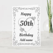 Hübsche Geburtstagskarte Karte (Vorderseite)