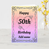 Hübsche Geburtstagskarte Karte (Gelbe Blume)