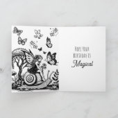 Hübsche Geburtstagskarte mit Farbseite Karte (Innenseite)