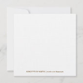 Hübsche Geburtstagskuchen-Party Einladungen (Rückseite)