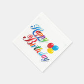 hübsche Geburtstagsnapkins Serviette (Ecke)