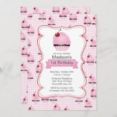 Hübsche Geburtstagsparty Einladung (Vorne/Hinten)