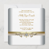 Hübsche Geburtstagsparty Einladung (Rückseite)