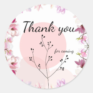 Hübsche Gefälle Babydusche Runder Aufkleber