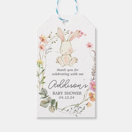 Hübsche Gefälligkeitsmarke, sonniges Geschenkschil Geschenkanhänger (Vorderseite)