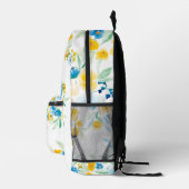 Hübsche gelbe Blume Bedruckter Rucksack (Rechts)