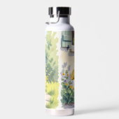 Hübsche gelbe Blumen im Wasserbecken Trinkflasche (Rechts)