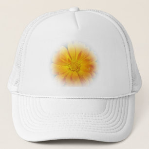 hübsche gelbe Gänseblümchen-Blume Truckerkappe