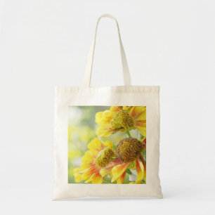 Hübsche gelbe u. orange Helenium-Blumen Tragetasche
