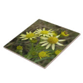 Hübsche Gelbe Wildblumen Tile Fliese (Seite)