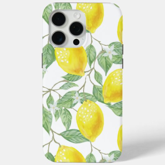 Hübsche Gelblemonen Case-Mate iPhone Hülle (Rückseite)