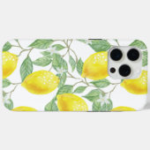 Hübsche Gelblemonen Case-Mate iPhone Hülle (Rückseite (Horizontal))