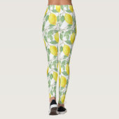 Hübsche Gelblemonen Leggings (Rückseite)