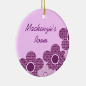 Hübsche Gemusterte Blume Türhanger Ornament (Rechts)