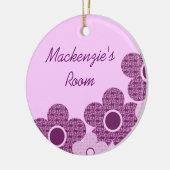 Hübsche Gemusterte Blume Türhanger Ornament (Links)