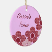 Hübsche Gemusterte Blume Türhanger Ornament (Rechts)