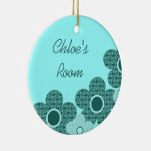 Hübsche Gemusterte Blume Türhanger Ornament (Rechts)