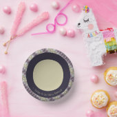 Hübsche Gemusterte Papierschachteln mit Künstleris Pappteller (Party)