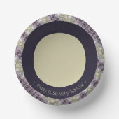 Hübsche Gemusterte Papierschachteln mit Künstleris Pappteller (Vorderseite)