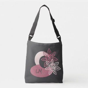 Hübsche geometrische Personalisierte Tasche Grau u