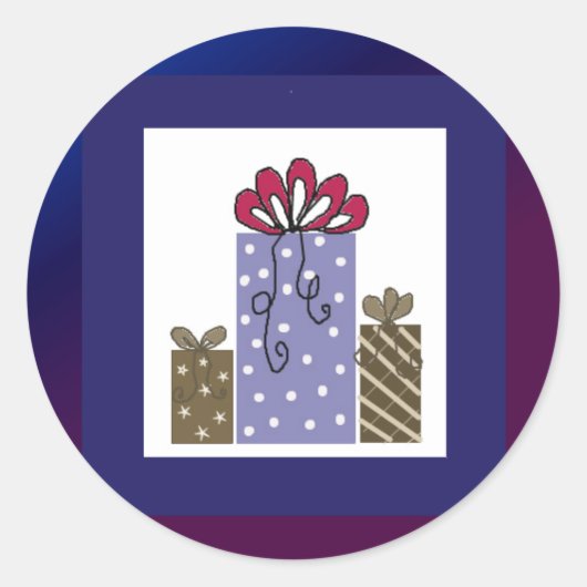 Hübsche Geschenke Runder Aufkleber (Vorderseite)