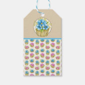 Hübsche Geschenkmarke blühen Geschenkanhänger (Vorderseite)