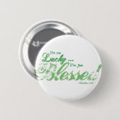 Hübsche gesegnete Geschenke Button (Vorne & Hinten)