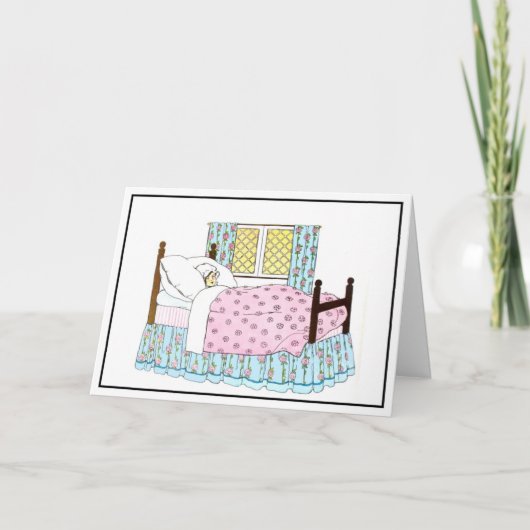 Hübsche Get Well-Card Karte (Vorderseite)