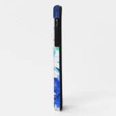 hübsche getönte Sonnenblume - blau Case-Mate iPhone Hülle (Hinten/Links)