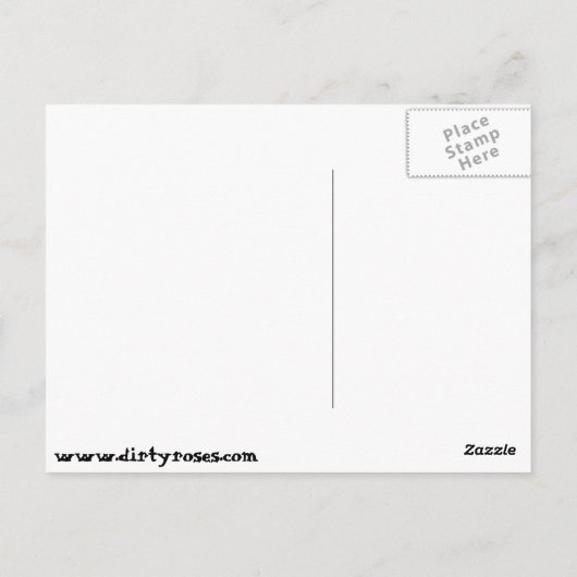 Hübsche Giftkarte Postkarte (Rückseite)