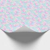 Hübsche Giftpackung Rose, Weiße Schmetterlinge Bla Geschenkpapier (Ecke)